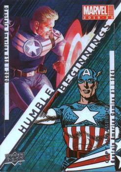 2019-20 Upper Deck Marvel Annual - Humble Beginnings #HB-3 Captain America Front