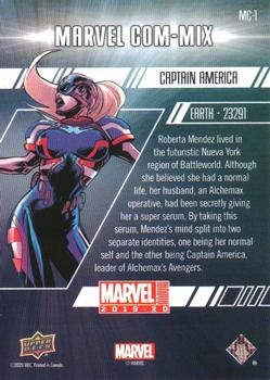 2019-20 Upper Deck Marvel Annual - Marvel Com-Mix #MC-1 Captain America Back