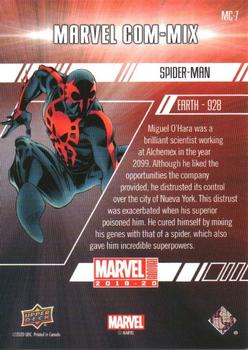 2019-20 Upper Deck Marvel Annual - Marvel Com-Mix #MC-7 Spider-Man Back