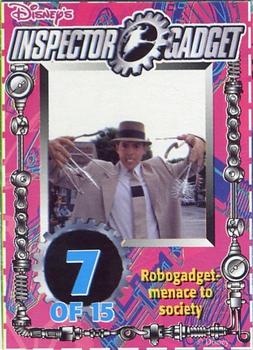 1999 Disney Inspector Gadget #7 Robogadget - menace to society Front