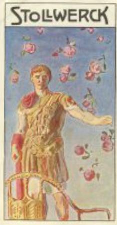 1908 Stollwerck Album 10 Gruppe 416 Grosse Romische Kaiser (Great Roman Emperors)  #I Augustus Front