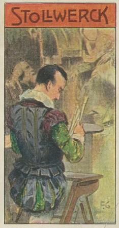 1908 Stollwerck Album 10 Gruppe 428 Nachblute der italienischen Malerei (Second Bloom of Italian Painters)  #III Moretto Front