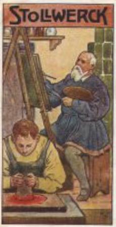 1908 Stollwerck Album 10 Gruppe 432 Beruhmte Maler (Famous Painters)  #III Lucas Cranach Front