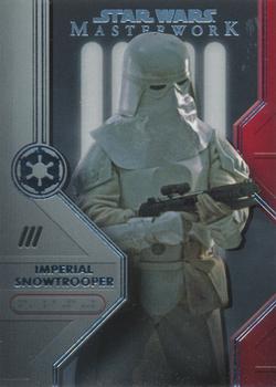 2020 Topps Star Wars Masterwork - Troopers of the Galactic Empire #TE-2 Imperial Snowtrooper Front