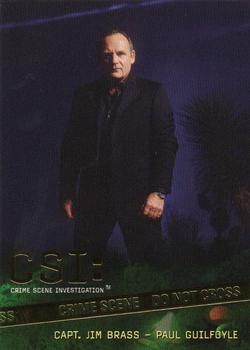 2006 Strictly Ink CSI Series 3 - Foil Bonus #F7 Capt. Jim Brass - Paul Guilfoyle Front
