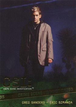 2006 Strictly Ink CSI Series 3 - Foil Bonus #F9 Greg Sanders - Eric Szmanda Front