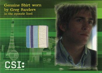 2006 Strictly Ink CSI Series 3 - Costumes #CSIC3-C1 Eric Szmanda Front