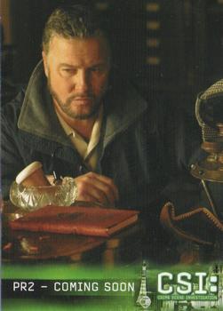 2006 Strictly Ink CSI Series 3 - Promos #PR2 Grissom Front