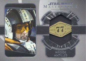 2020 Topps Star Wars Masterwork - Commemorative Dog Tag Medallions #DT-FW Wedge Antilles Front