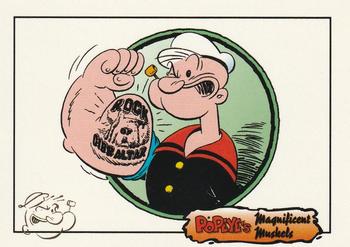 1996 Card Creations Popeye the Collection #73 The image of the Rock of Gilbraltar… Front