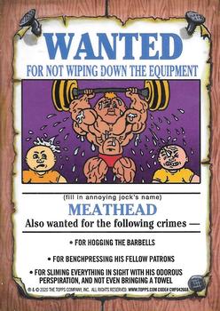 2020 Topps Chrome Garbage Pail Kids - All New #AN7a Rob O. Cop Back