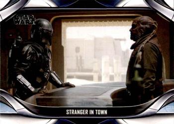 2021 Topps Star Wars: The Mandalorian Season 2 #4 Stranger in Town Front
