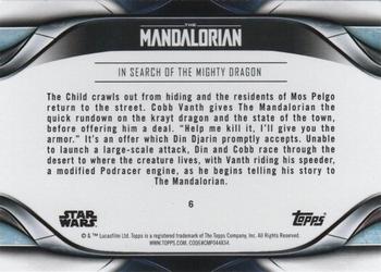 2021 Topps Star Wars: The Mandalorian Season 2 #6 In Search of the Mighty Dragon Back