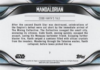2021 Topps Star Wars: The Mandalorian Season 2 #7 Cobb Vanth's Tale Back