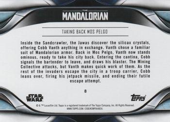 2021 Topps Star Wars: The Mandalorian Season 2 #8 Taking Back Mos Pelgo Back