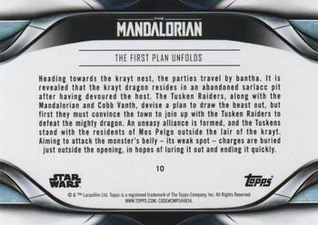 2021 Topps Star Wars: The Mandalorian Season 2 #10 The First Plan Unfolds Back