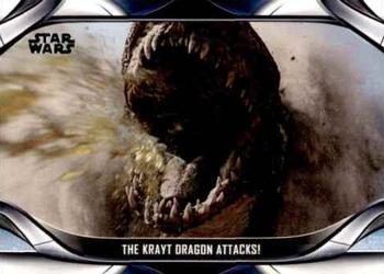 2021 Topps Star Wars: The Mandalorian Season 2 #11 The Krayt Dragon Attacks! Front