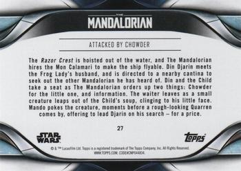 2021 Topps Star Wars: The Mandalorian Season 2 #27 Attacked by Chowder Back