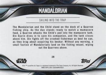 2021 Topps Star Wars: The Mandalorian Season 2 #28 Sailing into the Trap Back