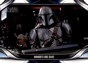 2021 Topps Star Wars: The Mandalorian Season 2 #49 Mando's big Save Front