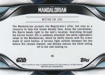 2021 Topps Star Wars: The Mandalorian Season 2 #55 Meeting the Jedi Back