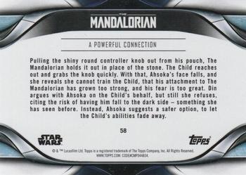 2021 Topps Star Wars: The Mandalorian Season 2 #58 A Powerful Connection Back