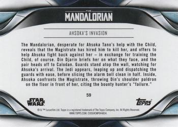 2021 Topps Star Wars: The Mandalorian Season 2 #59 Ahsoka's Invasion Back