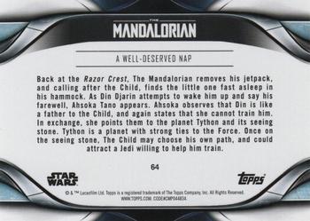 2021 Topps Star Wars: The Mandalorian Season 2 #64 A Well-Deserved Nap Back