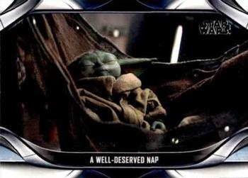 2021 Topps Star Wars: The Mandalorian Season 2 #64 A Well-Deserved Nap Front