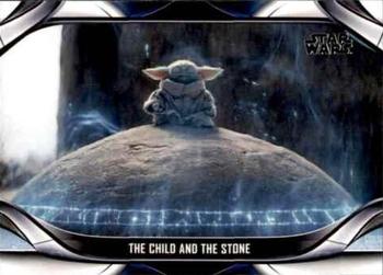 2021 Topps Star Wars: The Mandalorian Season 2 #65 The Child and the Stone Front