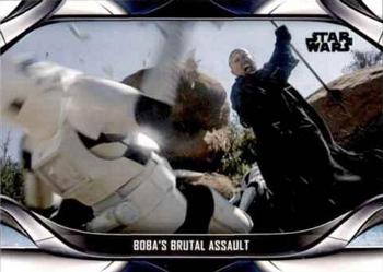 2021 Topps Star Wars: The Mandalorian Season 2 #68 Boba's Brutal Assault Front