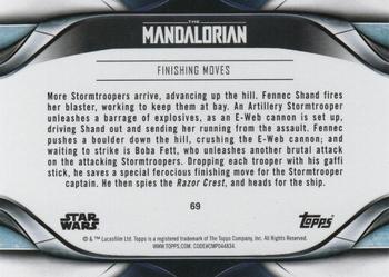 2021 Topps Star Wars: The Mandalorian Season 2 #69 Finishing Moves Back
