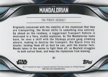 2021 Topps Star Wars: The Mandalorian Season 2 #81 The Pirate Assault Back