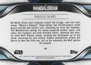 2021 Topps Star Wars: The Mandalorian Season 2 #89 Threats of the Moff Back