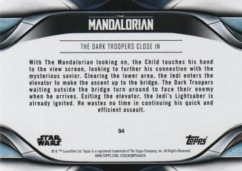 2021 Topps Star Wars: The Mandalorian Season 2 #94 The Dark Troopers close in Back