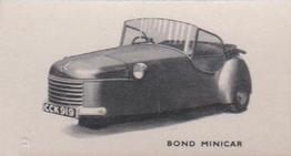 1949 Kellogg's Motor Cars (Black and White) #28 Bond minicar Front
