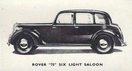 1949 Kellogg's Motor Cars (Black and White) #30 Rover 