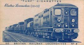 1952 Turf British Railway Locomotives #2 Electric Locomotive Front