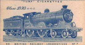 1952 Turf British Railway Locomotives #7 Class D.30. Front