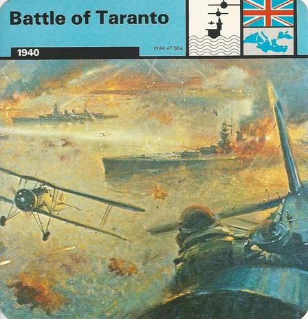 1977 Edito-Service World War II - Deck 01 #13-036-01-03 Battle of Taranto Front