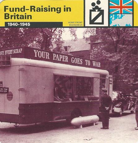 1977 Edito-Service World War II - Deck 01 #13-036-01-20 Fund-Raising in Britain Front