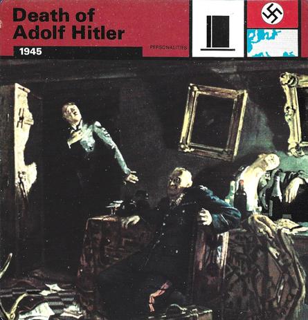 1977 Edito-Service World War II - Deck 04 #13-036-04-17 Death of Adolf Hitler Front