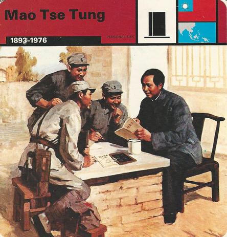 1977 Edito-Service World War II - Deck 04 #13-036-04-20 Mao Tse Tung Front