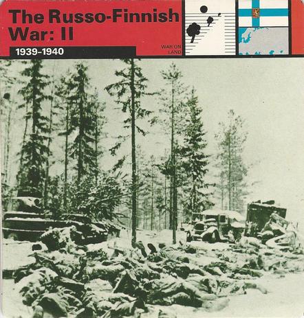 1977 Edito-Service World War II - Deck 05 #13-036-05-08 The Russo-Finnish War: II Front