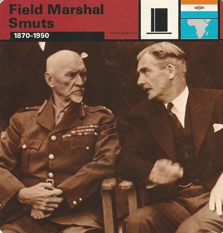 1977 Edito-Service World War II - Deck 08 #13-036-08-11 Field Marshal Smuts Front