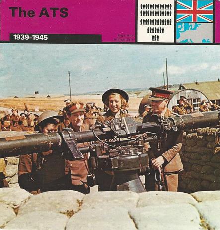 1977 Edito-Service World War II - Deck 09 #13-036-09-07 The ATS Front