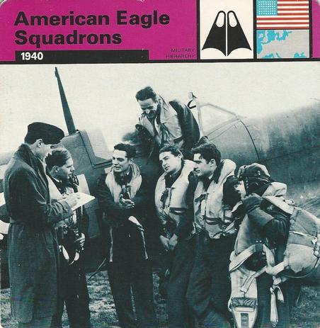 1977 Edito-Service World War II - Deck 09 #13-036-09-15 American Eagle Squadrons Front