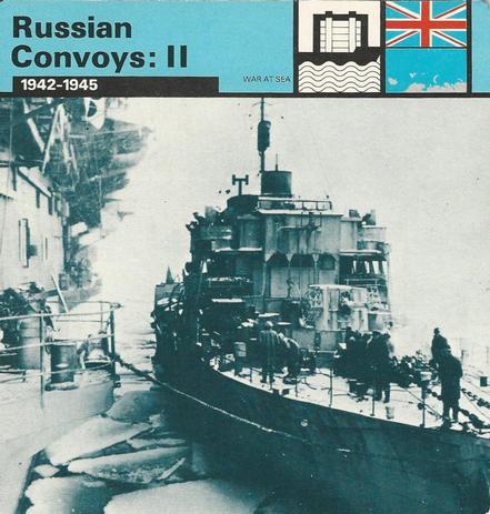1977 Edito-Service World War II - Deck 09 #13-036-09-20 Russian Convoys: II Front