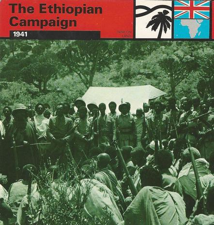 1977 Edito-Service World War II - Deck 09 #13-036-09-23 The Ethiopian Campaign Front