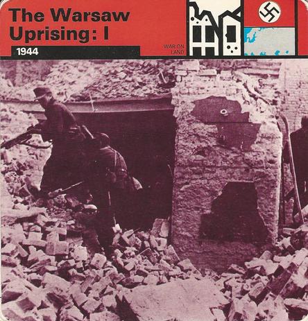 1977 Edito-Service World War II - Deck 10 #13-036-10-01 The Warsaw Uprising: I Front